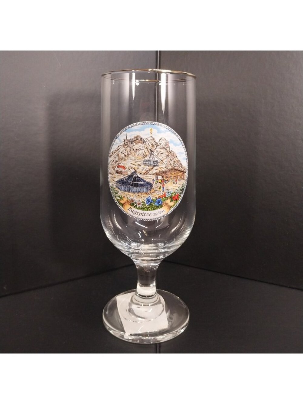 Zugspitze 2962m German Wheat Beer Glass Wetterstein Mountains Cable Car